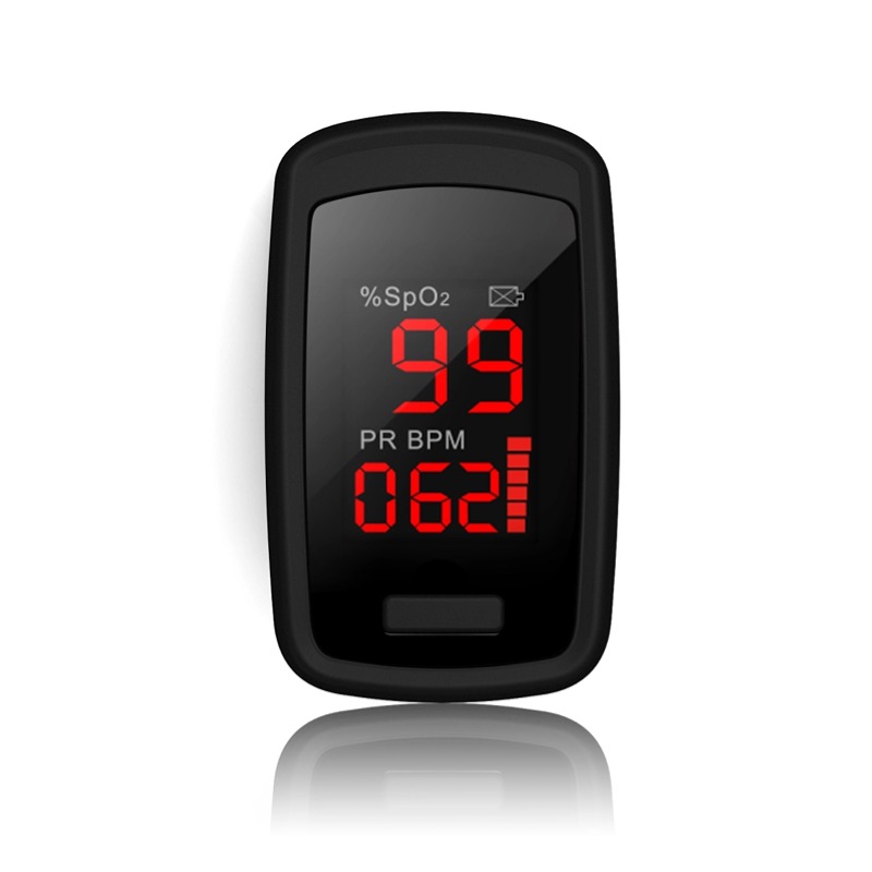 Pulse Oximeter Fingertip Blood Oxygen Saturation Monitor with Large LED Display Heart Rate Monitor for Adults Fingertip Pulse Oximeter