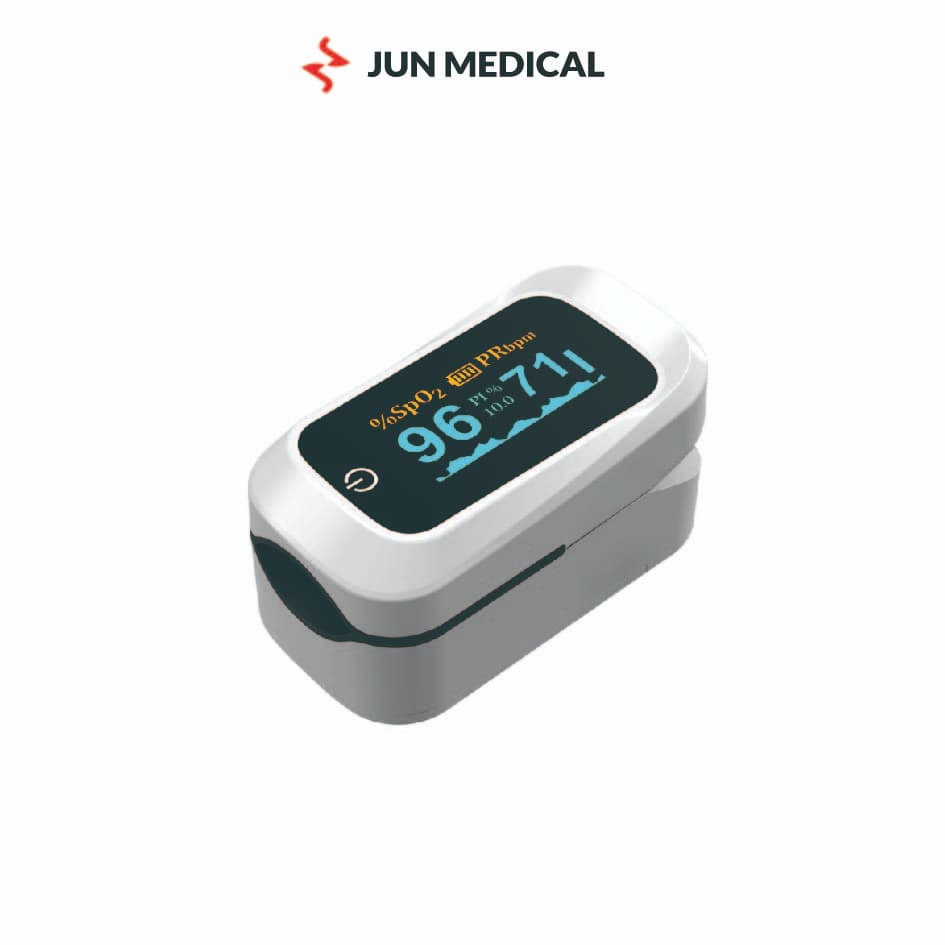 Pulse Oximeter Fingertip Blood Oxygen Saturation Monitor with Large LED Display Heart Rate Monitor for Adults Fingertip Pulse Oximeter