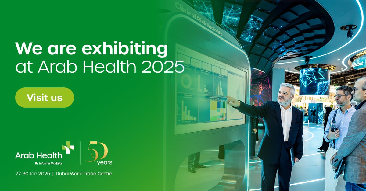 We're excited to announce our participation in Arab Health 2025the leading healthcare and medical equipment exhibition in Dubai!